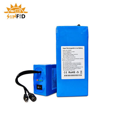 Paquete de batería de litio recargable de 12V 20Ah con capacidad personalizable y más de 500 ciclos de recarga para sistemas de energía solar
