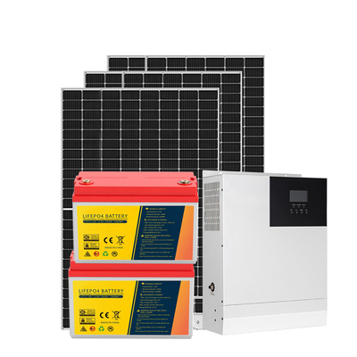 3KW del equipo casero 50HZ 60HZ MPPT 110-250V de la Sistema Solar de la rejilla