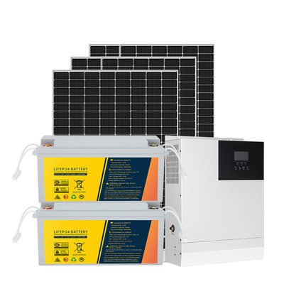 6KW 5KW del sistema eléctrico solar fotovoltaico del sistema eléctrico solar de la rejilla con la batería