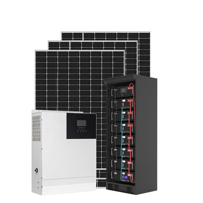 6KW 5KW del sistema eléctrico solar fotovoltaico del sistema eléctrico solar de la rejilla con la batería