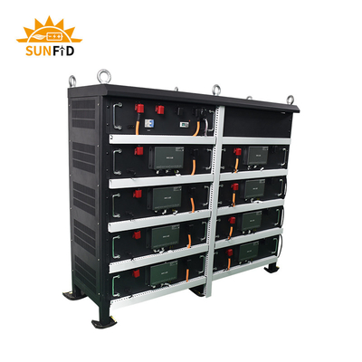 Alto voltaje comercial 384V 100Ah de los sistemas del almacenamiento de la batería solar
