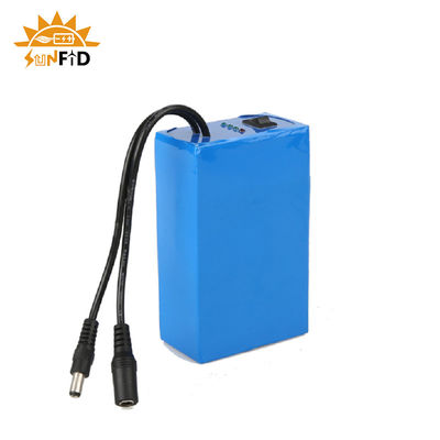 Paquete de batería de litio recargable de 12V 20Ah con capacidad personalizable y más de 500 ciclos de recarga para sistemas de energía solar