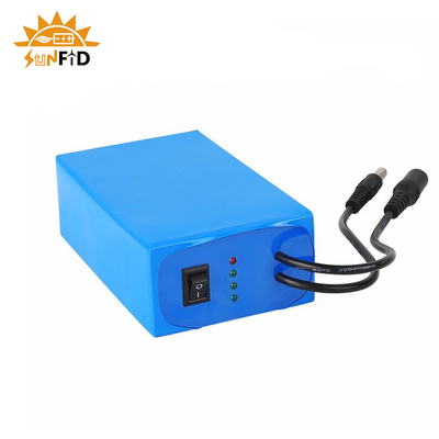 batería recargable 18650 del litio de 12V 20Ah para la luz del panel solar del sistema eléctrico LED