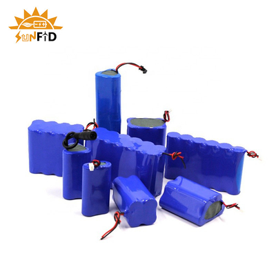 18650 baterías recargables 3.7V 15.6Ah 1S6P del litio protegieron