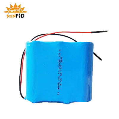 batería recargable 26650 3S1P Lifepo4 del litio de 9.6V 3.6Ah