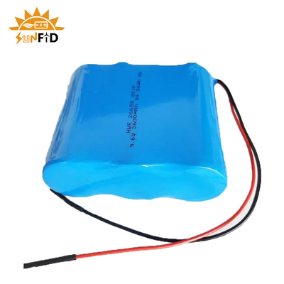 1500mah 9.6v 18650 Li Ion Rechargeable Battery Pack