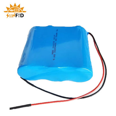 1500mAh 9.6V 18650 LiFePO4 Batería de litio Batería recargable para energía portátil al aire libre