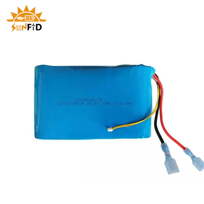 batería recargable 8S1P LED solar del litio de 25.6v 6Ah que enciende la batería LifePO4