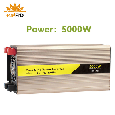 DC a la CA inversor de corriente puro 12V 24V 48V de la onda sinusoidal de 5000 vatios