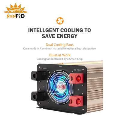DC a la CA inversor de corriente puro 12V 24V 48V de la onda sinusoidal de 5000 vatios