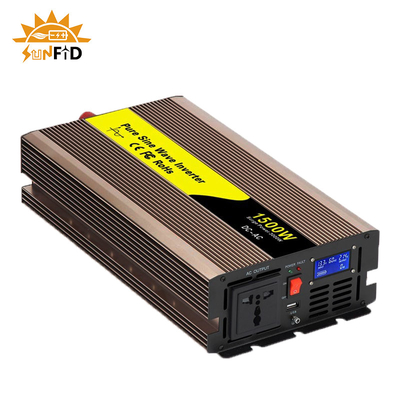inversor puro 24V 110V 220V de la onda sinusoidal de 48V 1500W 12V