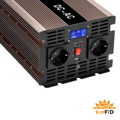 24V 48V 3000 voltio puro DC del inversor 12 de la onda sinusoidal del vatio a la energía solar de la CA 110V 220V