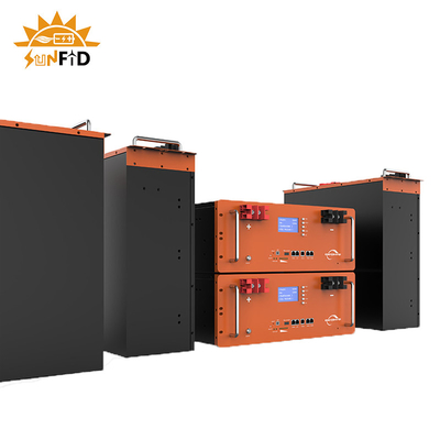 almacenamiento de la batería de 10kwh 400ah para el sistema casero del almacenamiento del panel solar de las Sistema Solar Lifepo4 300ah