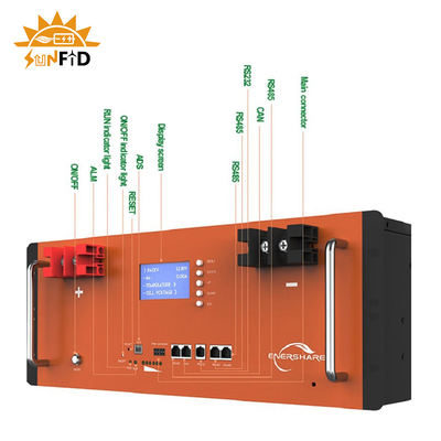 almacenamiento de la batería de 10kwh 400ah para el sistema casero del almacenamiento del panel solar de las Sistema Solar Lifepo4 300ah