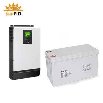 2KW del sistema eléctrico solar de la rejilla para el sistema fotovoltaico casero del panel solar de 12V 400Ah