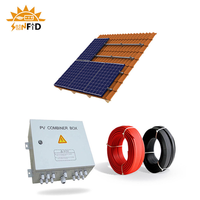 2KW del sistema eléctrico solar de la rejilla para el sistema fotovoltaico casero del panel solar de 12V 400Ah