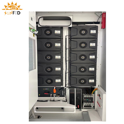 215KWH Batería de energía solar integrada gabinete Sistema de almacenamiento de energía comercial e industrial