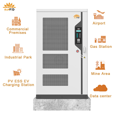 215 KWh Energía solar ESS Sistema de almacenamiento de energía distribuido de parque industrial y comercial