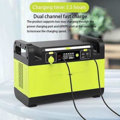 onda sinusoidal pura portátil 1210Wh 5V-20V de la central eléctrica 1500W