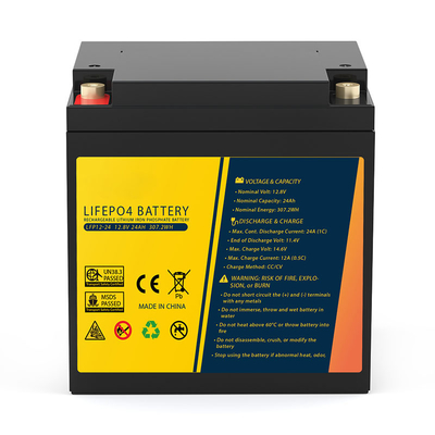 litio Ion Battery Replacement 12.8V de 24Ah Lifepo4 para las sillas de ruedas eléctricas de los vehículos fotovoltaico de UPS