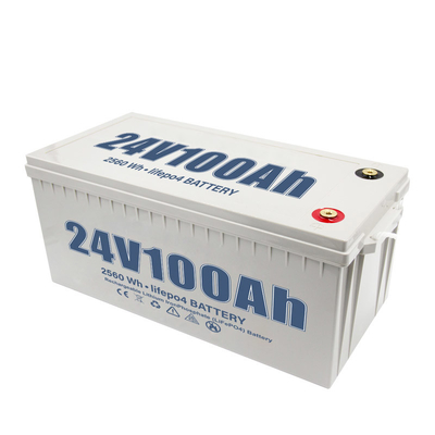 batería de litio profunda del ciclo de 100Ah 24V para el coche del yate rv de la Sistema Solar