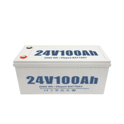 batería de litio profunda del ciclo de 100Ah 24V para el coche del yate rv de la Sistema Solar