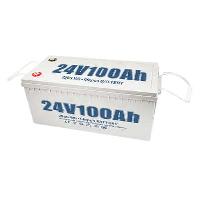 batería de litio profunda del ciclo de 100Ah 24V para el coche del yate rv de la Sistema Solar