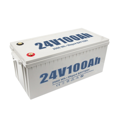 batería de litio profunda del ciclo de 100Ah 24V para el coche del yate rv de la Sistema Solar