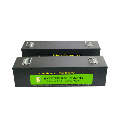 batería recargable sin necesidad de mantenimiento de 60V 40Ah para el motor de pesca con cebo de cuchara con cebo de cuchara del poder de reserva solar
