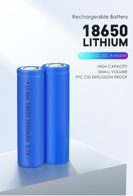célula de batería de 2500mAh Lifepo4 25R 3.7V recargable 18650 cilíndricos