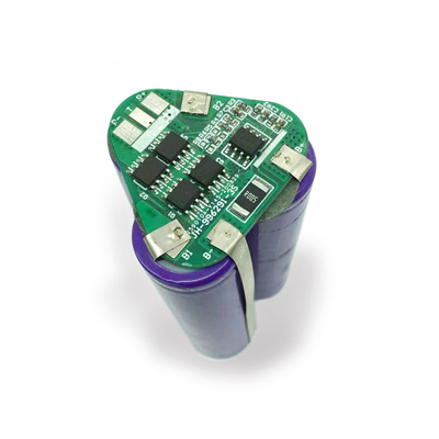 PWB de la asamblea de equilibrio de 12V 100Ah 18650 BMS 3s 10A para la batería de litio