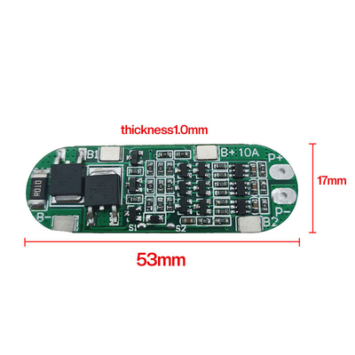 Batería de litio de Pylontech 18650 Bms 3s 12V 10amp 11.1V Lifeo4
