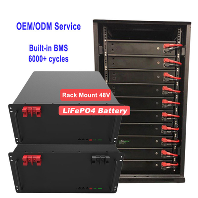 Hogar UPS Lifepo4 de la batería de almacenamiento de energía de las telecomunicaciones 48V 50Ah