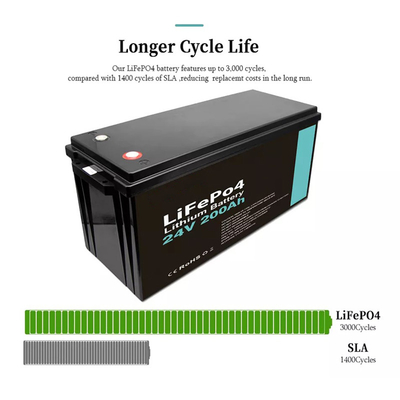 200A litio Ion Battery UPS Lifepo4 12V para acampar del monitor del CCTV