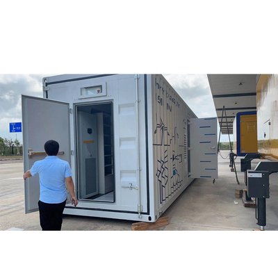 0.5MW en rejilla del envase Lifepo4 IP65 de la Sistema Solar 1MWH ESS de la rejilla al aire libre